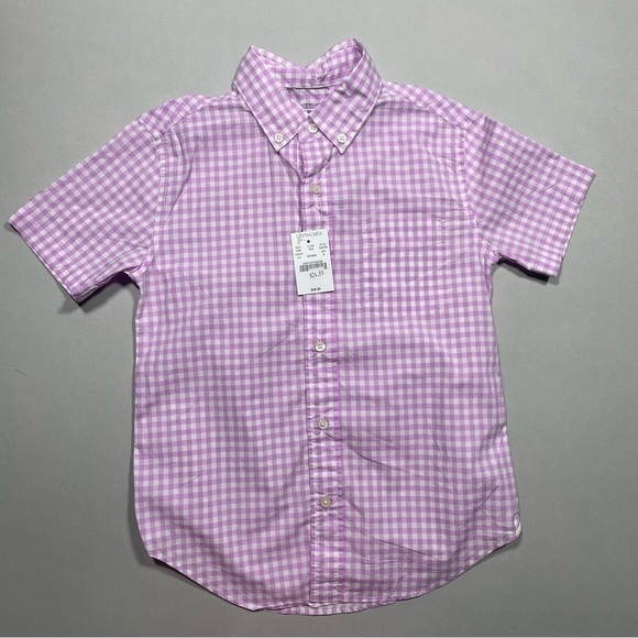 Crewcuts Short Sleeve button up Boys 8 - Picture 6 of 9